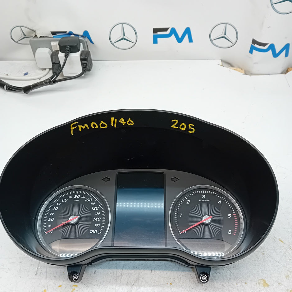 MERCEDES C-CLASS SPEEDOMETER INSTRUMENT CLUSTER W205 A2059002127 2016 FM001140