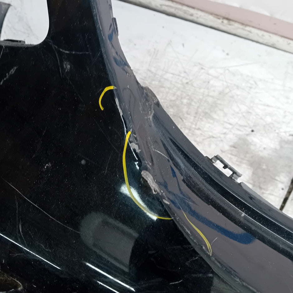 MERCEDES E-CLASS W213 SALOON REAR BUMPER BLACK 2016 A2138850001 FMX78 (DAMAGE)