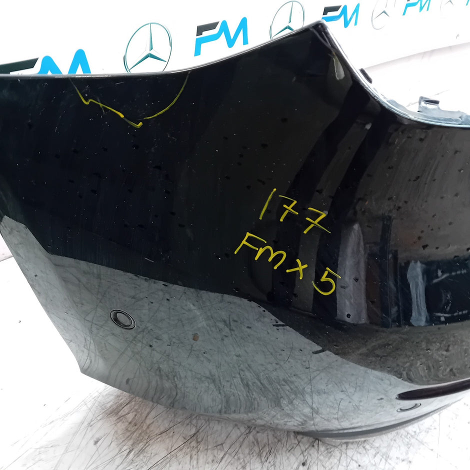 MERCEDES BENZ  A-CLASS W177 REAR BUMPER A1778804801 2018 BLUE COMPLETE FMX5