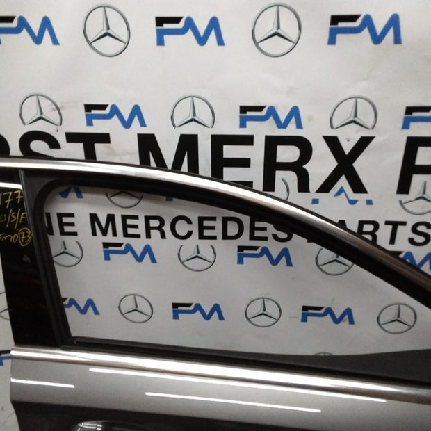 MERCEDES BENZ A-CLASS W177 DRIVER SIDE FRONT DOOR O/S/F COMPLETE GREY FMD73