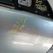 MERCEDES BENZ CLK C209 CP DRIVER FRONT DOOR OSF 2002-09 SILVER COMPLETE FMD362