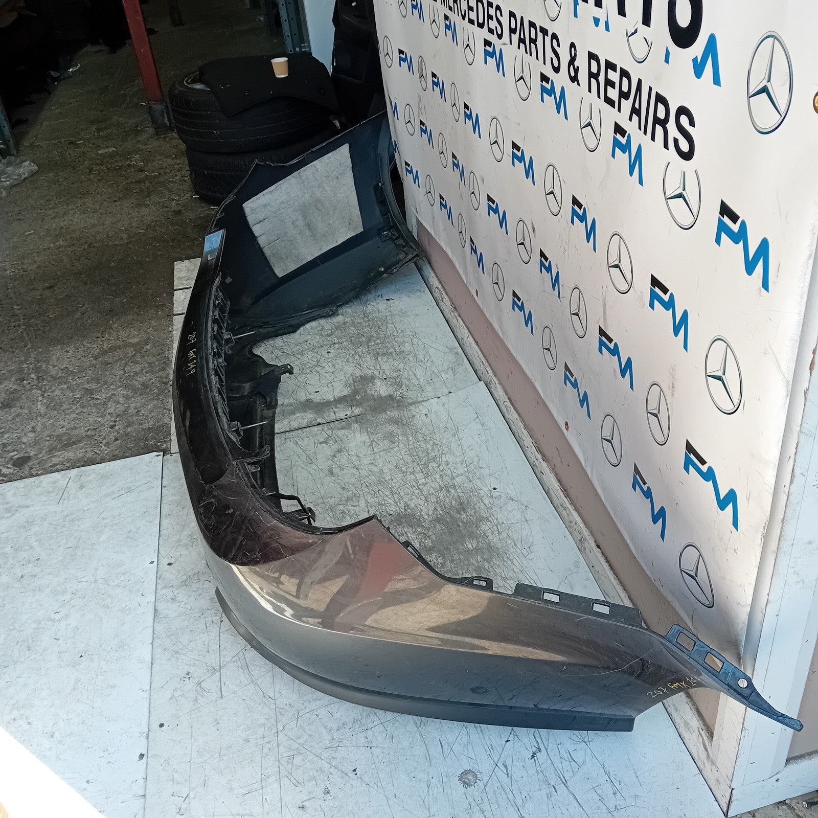 MERCEDES BENZ E-CLASS W207 COUPE REAR BUMPER GREY 2013 FMX149