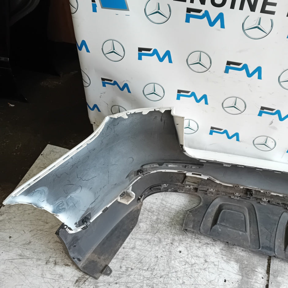 MERCEDES GLC C253 WHITE REAR BUMPER WHITE 2016 ON A2538850200 FMX94