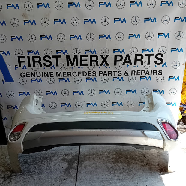 MITSUBISHI OUTLANDER MK3 REAR BUMPER WHITE 2013 COMPLETE FMX107