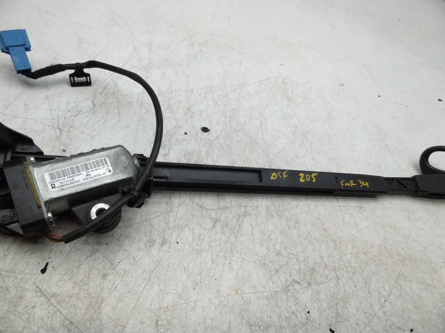 MERCEDES MERCEDES C-CLASS W205 RIGHT OS SEAT BELT RETRACTOR A2058600282 FMR34