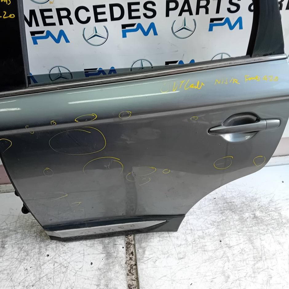 MITSUBISHI OUTLANDER MK3 PASSENGER SIDE REAR DOOR NSR 2013 GREY FMD420