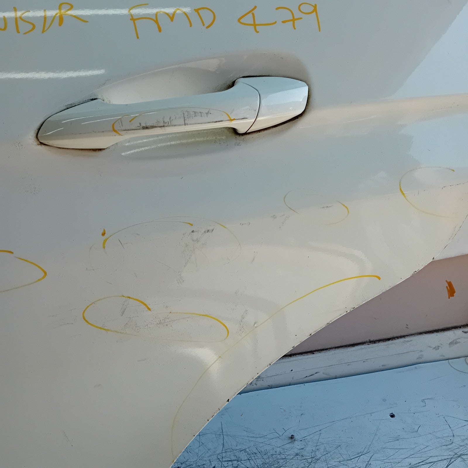 MERCEDES E-CLASS W212 SLN PASSENGER REAR DOOR NSR WHITE 2013 COMPLETE FMD479