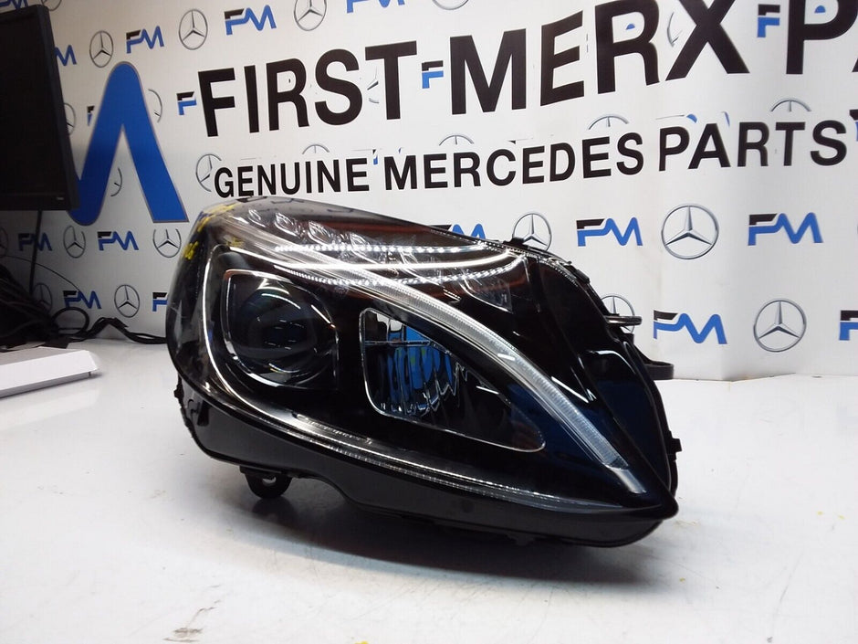 2018 MERCEDES C-CLASS W205 O/S DRIVER Side Front Headlight A20539062604 FMH26