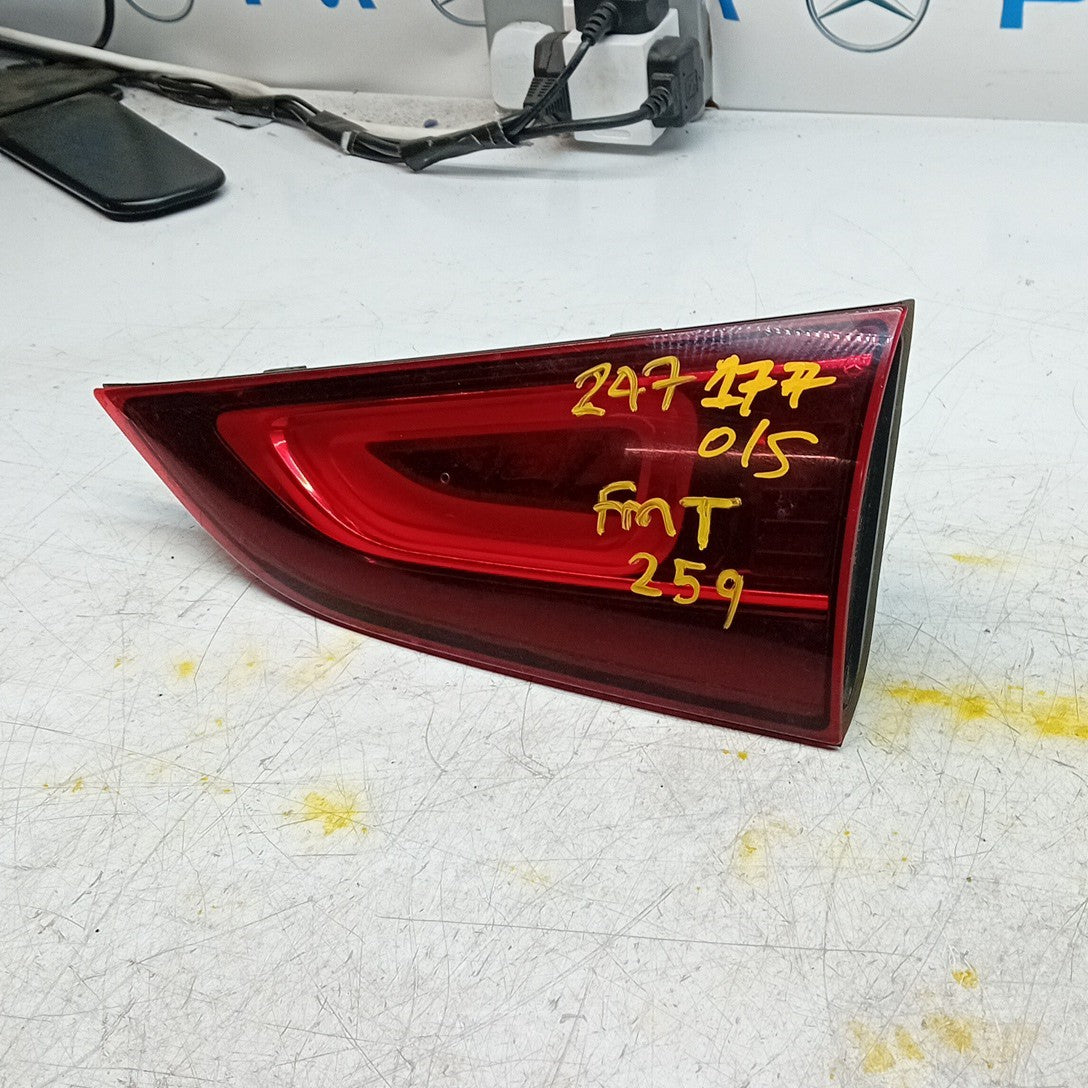 MERCEDES B-CLASS W247 DRIVER RIGHT OS REAR INNER TAIL LIGHT A2479063801 FMT259