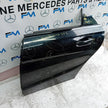 MERCEDES BENZ CLA W117 PASSENGER REAR DOOR NSR 2013-19 BLACK COMPLETE FMD272