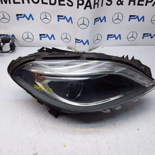 2013 MERCEDES B-CLASS W246 HEADLIGHT DRIVER OS A2468207461 FMH123 (DAMAGED)