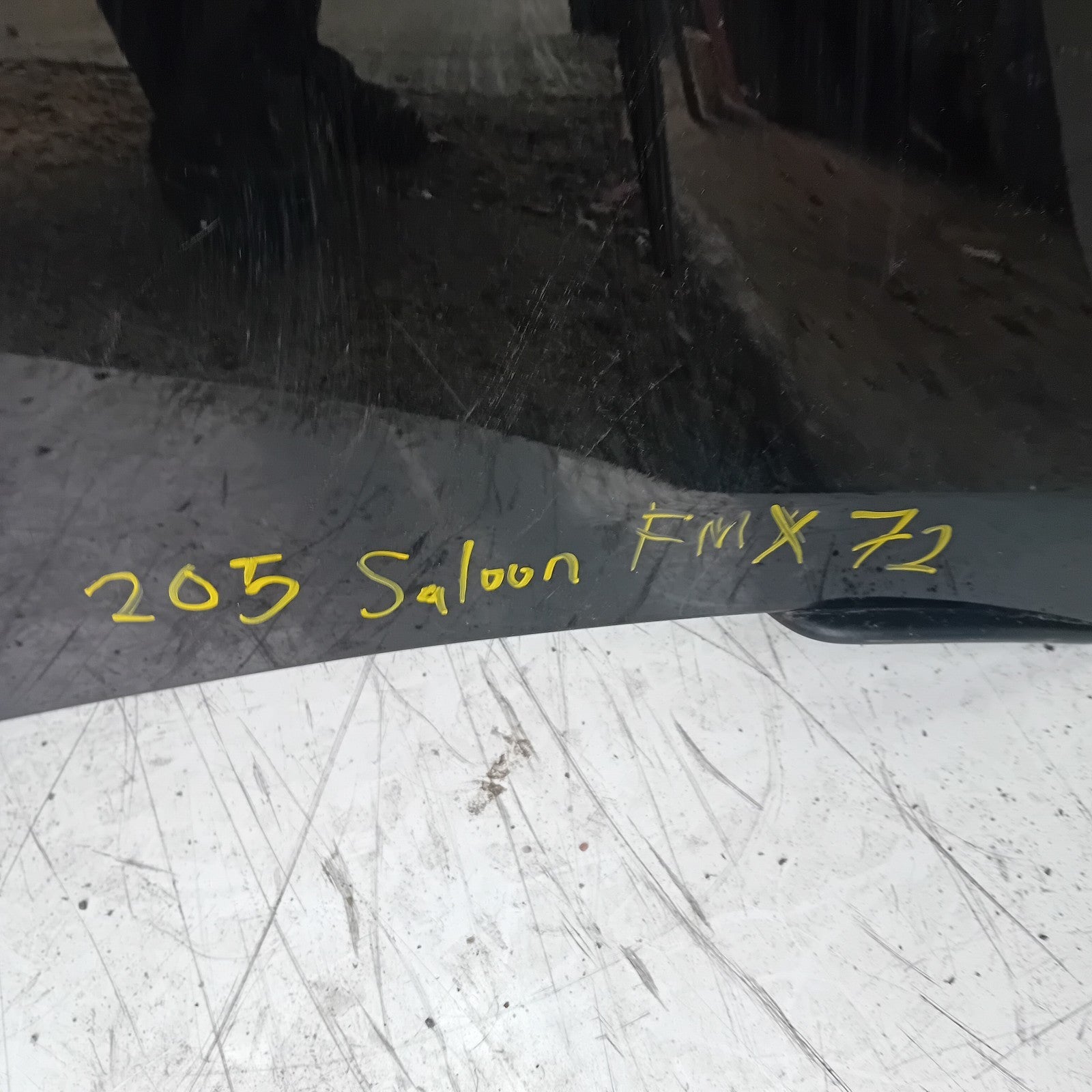 MERCEDES BENZ C-CLASS W205 SALOON REAR AMG BUMPER BLACK 2014 A2058555738 FMX72
