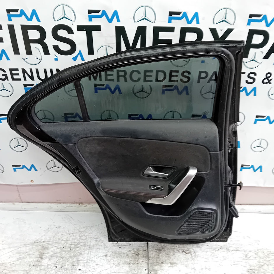 MERCEDES A-CLASS W177 PASSENGER REAR DOOR NSR BLACK 2018 ON COMPLETE FMD246