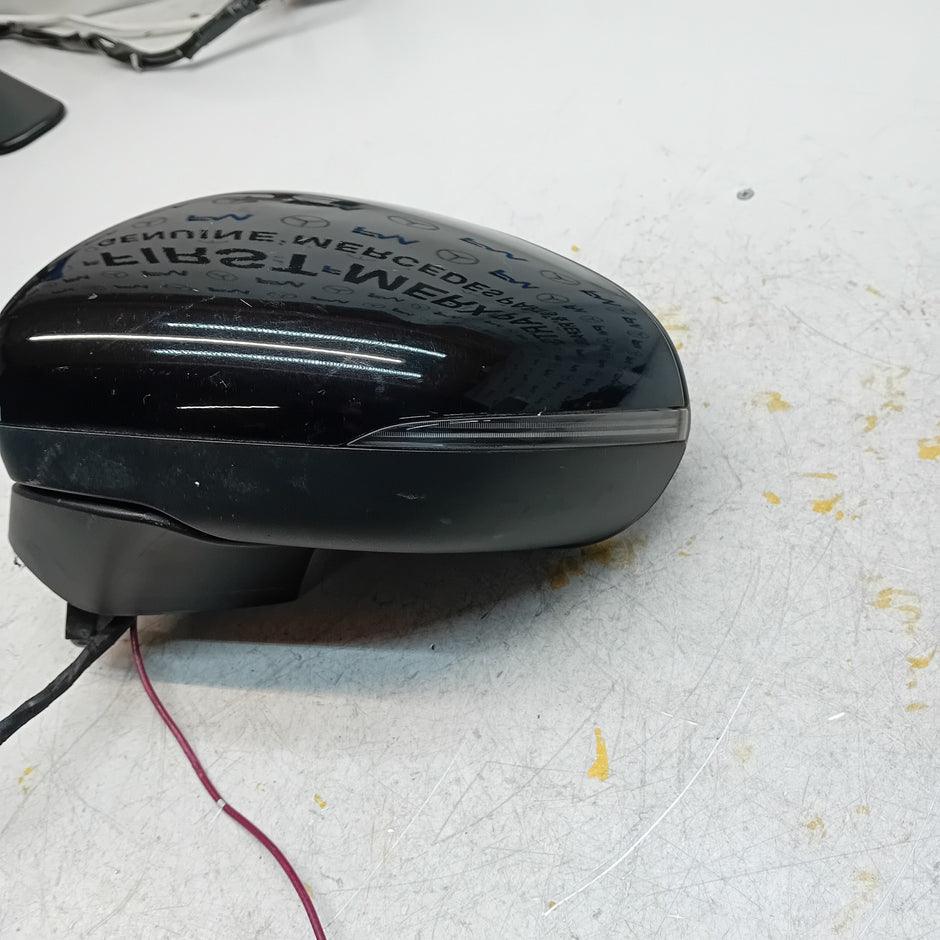 MERCEDES A Class 2018 W177 Passenger Side Wing Mirror A1778109902 BLACK PL FMM2