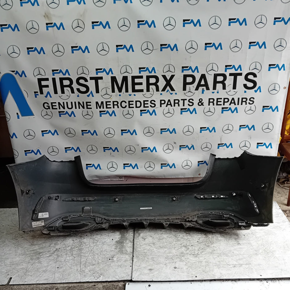 MERCEDES BENZ  A-CLASS W177 REAR BUMPER A1778804801 2018 GREY FMX8