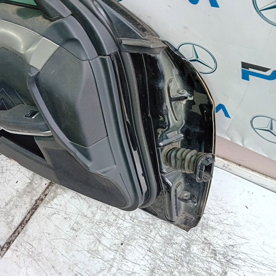 MERCEDES E-CLASS W212 PASSENGER FRONT DOOR NSF 2009-16 BLACK COMPLETE FMD383