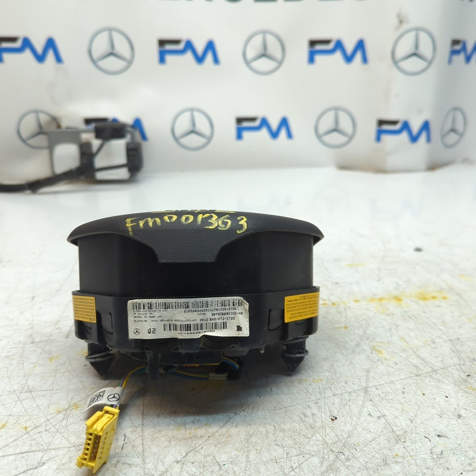 MERCEDES B-CLASS W246 STEERING WHEEL AIRBAG DRIVER OS RIGHT Q02 FM001363