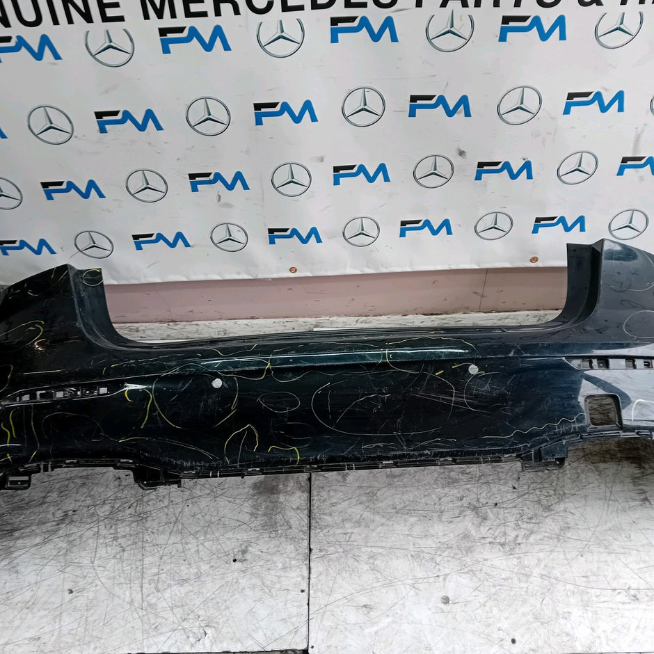 MERCEDES BENZ  A-CLASS W177 REAR BUMPER A1778804801 2018 BLACK FMX6