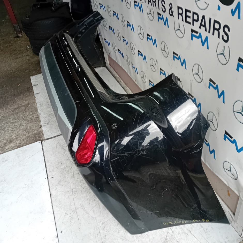 MITSUBISHI OUTLANDER MK3 REAR BUMPER 2013 BLACK COMPLETE  FMX70