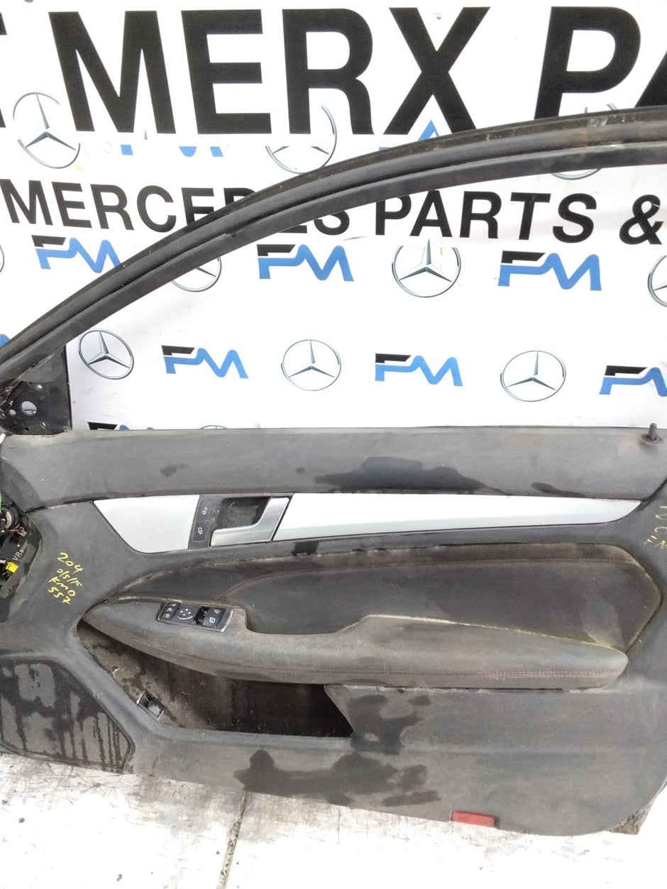 MERCEDES BENZ  C-CLASS W204 SLN DRIVER FRONT DOOR OSF GREY 2008-14 FMD557