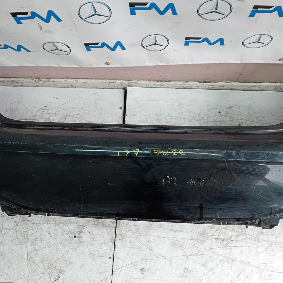 MERCEDES BENZ  A-CLASS W177 REAR BUMPER 2018 A1778851301 BLACK FMX22