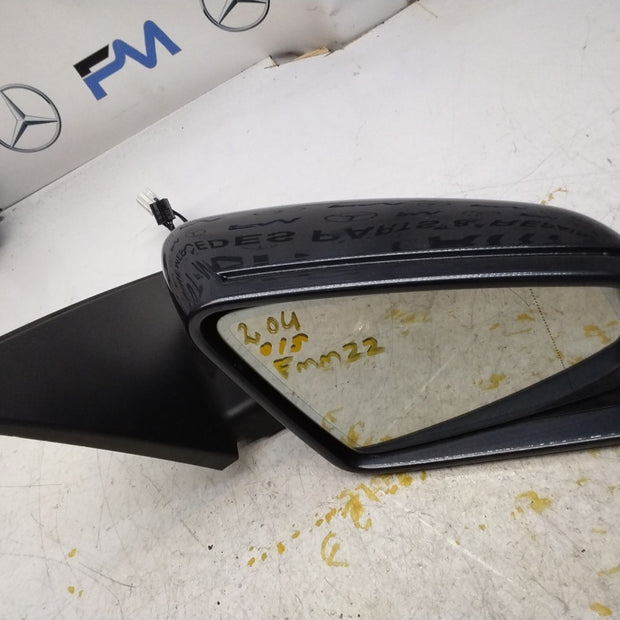 MERCEDES C-CLASS  W204 DRIVER SIDE WING MIRROR A2048107293 GREY FMM22