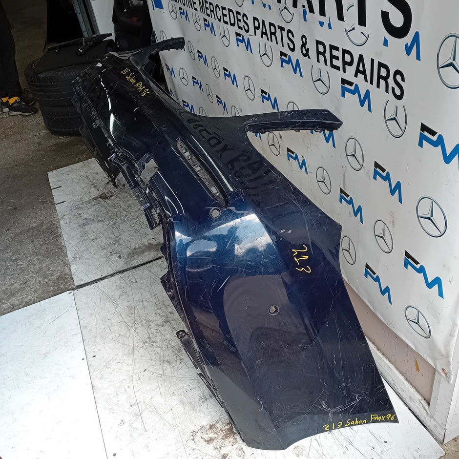 MERCEDES BENZ E-CLASS W213 SALOON BLUE REAR BUMPER 2016 ON A2138850001 FMX96