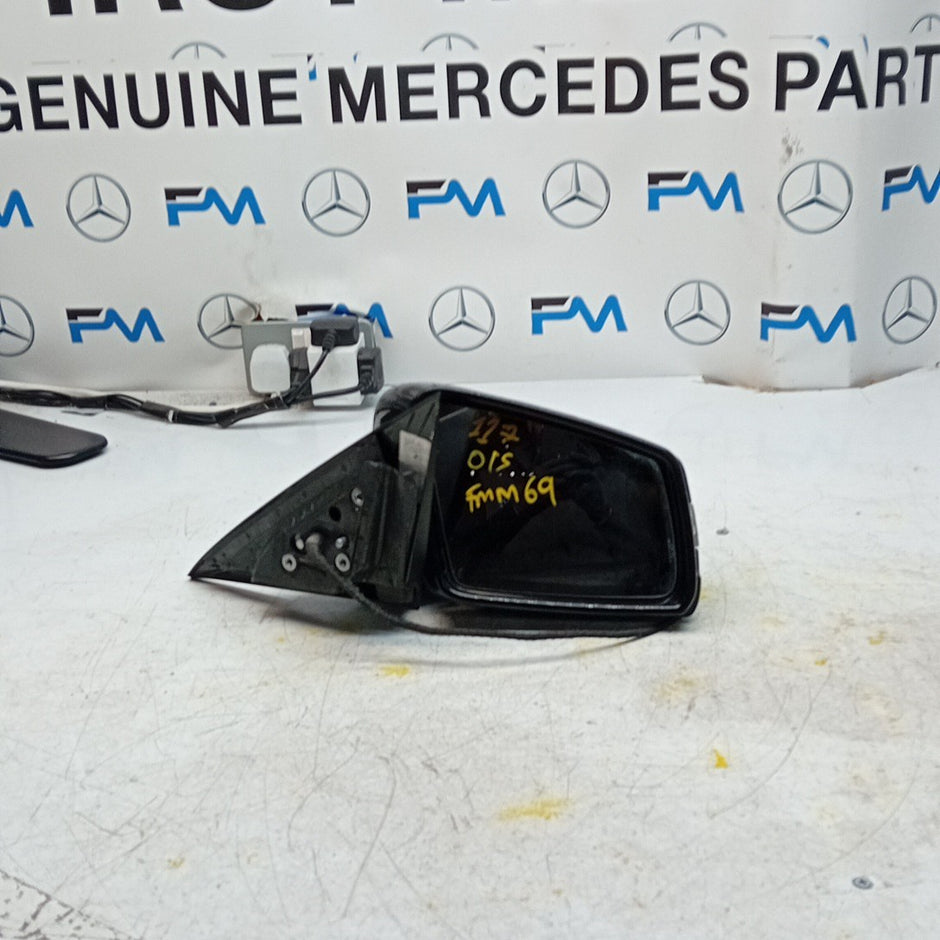 MERCEDES BENZ CLA W117 DRIVER WING MIRROR OSF BLACK A1178101419 FMM69