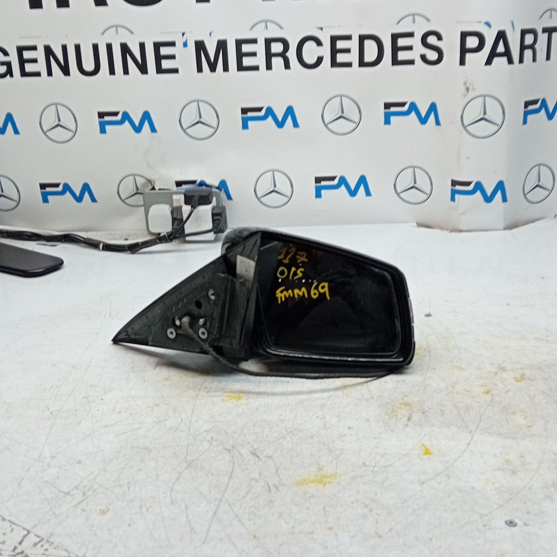 MERCEDES BENZ CLA W117 DRIVER WING MIRROR OSF BLACK A1178101419 FMM69