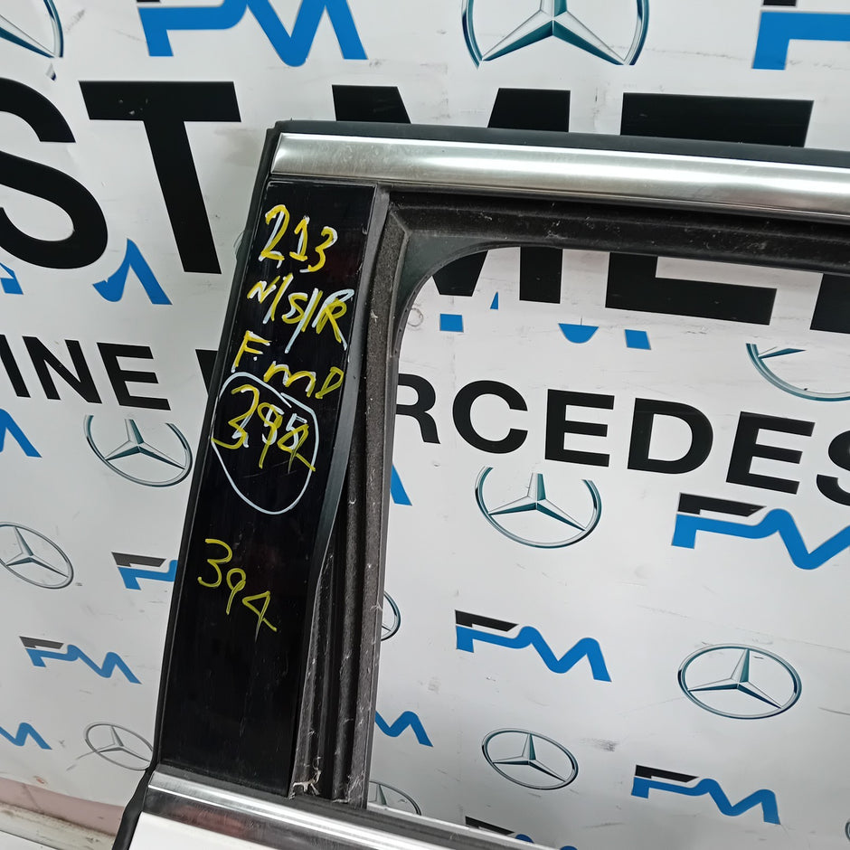 MEECEDS E-CLASS S213 EST PASSENGER REAR DOOR NSR WHITE 2016 ON  FMD394