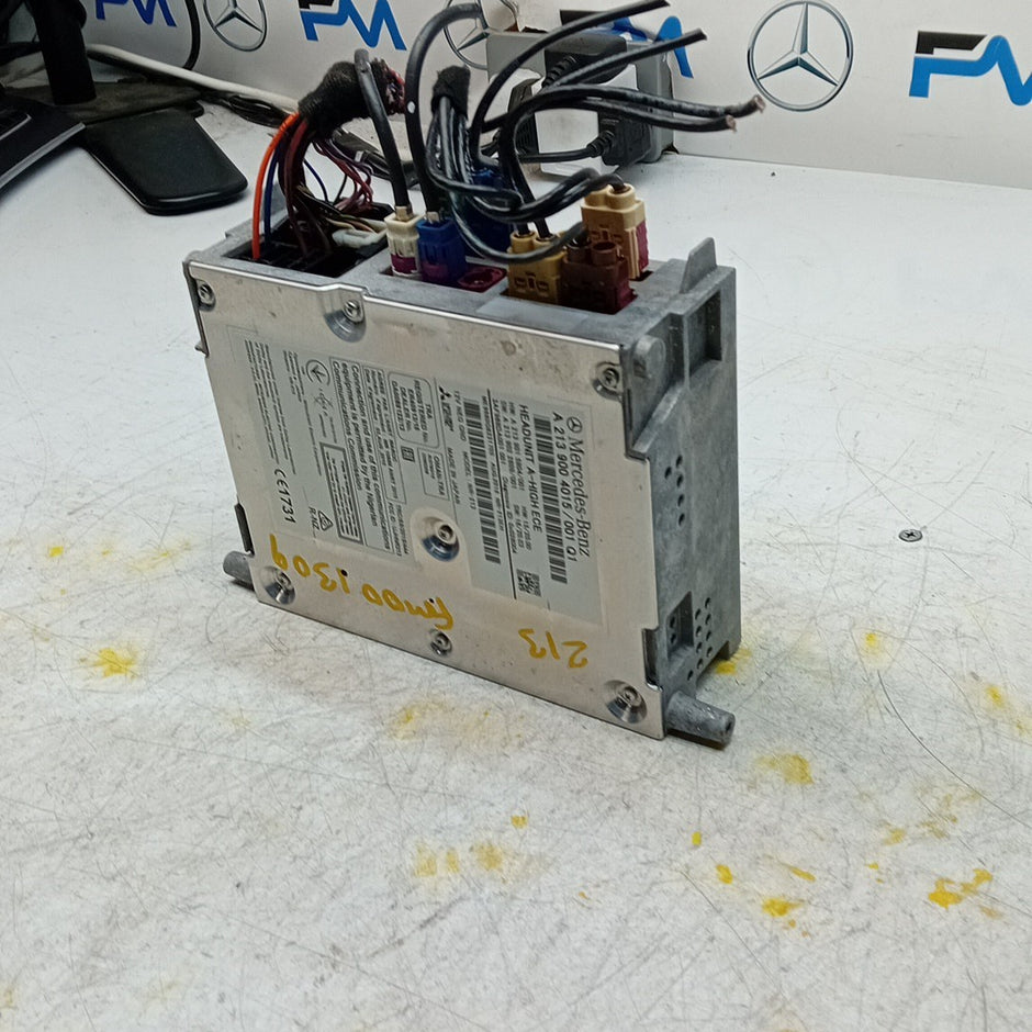 MERCEDES BENZ E-CLASS W213 2017 RADIO CD STEREO HEAD UNIT A2139004015 FM001309