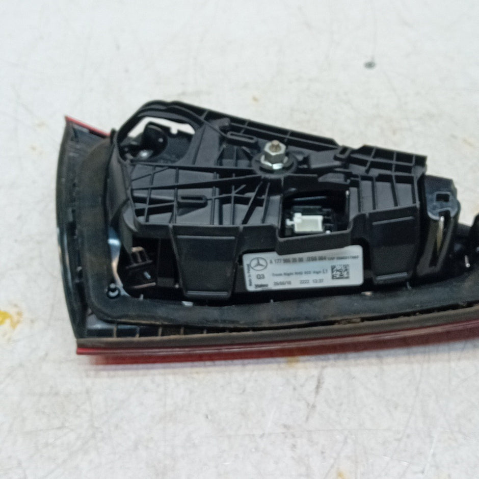 MERCEDES A-CLASS W177 DRIVER RIGHT OS REAR INNER TAIL LIGHT A1779062000 FMT230