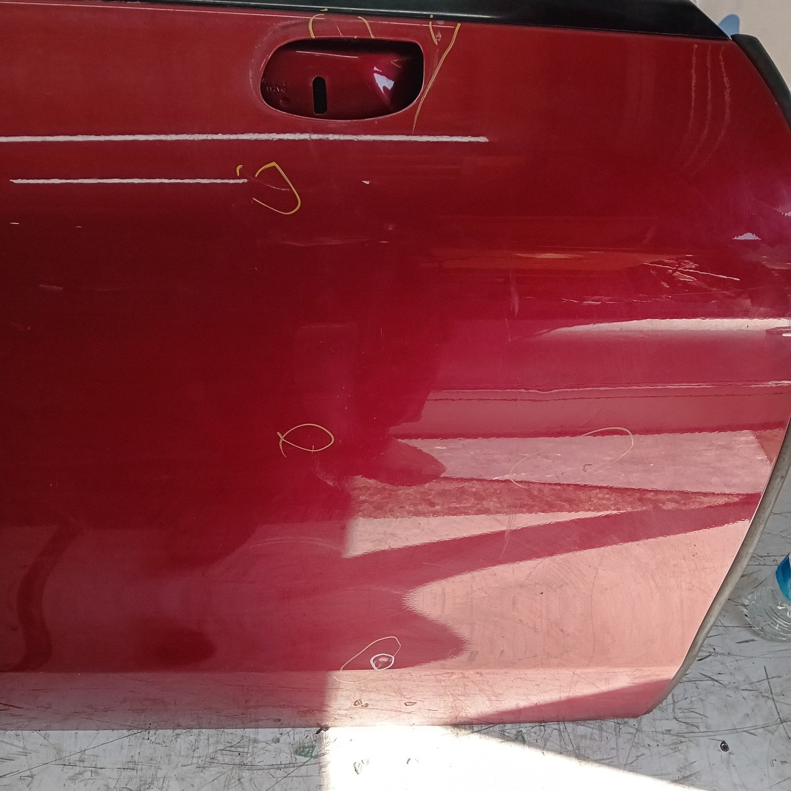 MERCEDES E-CLASS C238 CP DRIVER FRONT DOOR OSF 2016 ON RED COMPLETE FMD366