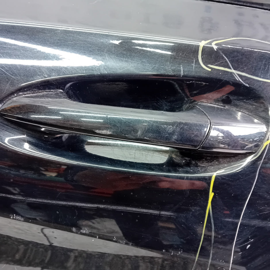 MERCEDES BENZ CLA W117 PASSENGER REAR DOOR NSR 2013-19 BLACK COMPLETE FMD272