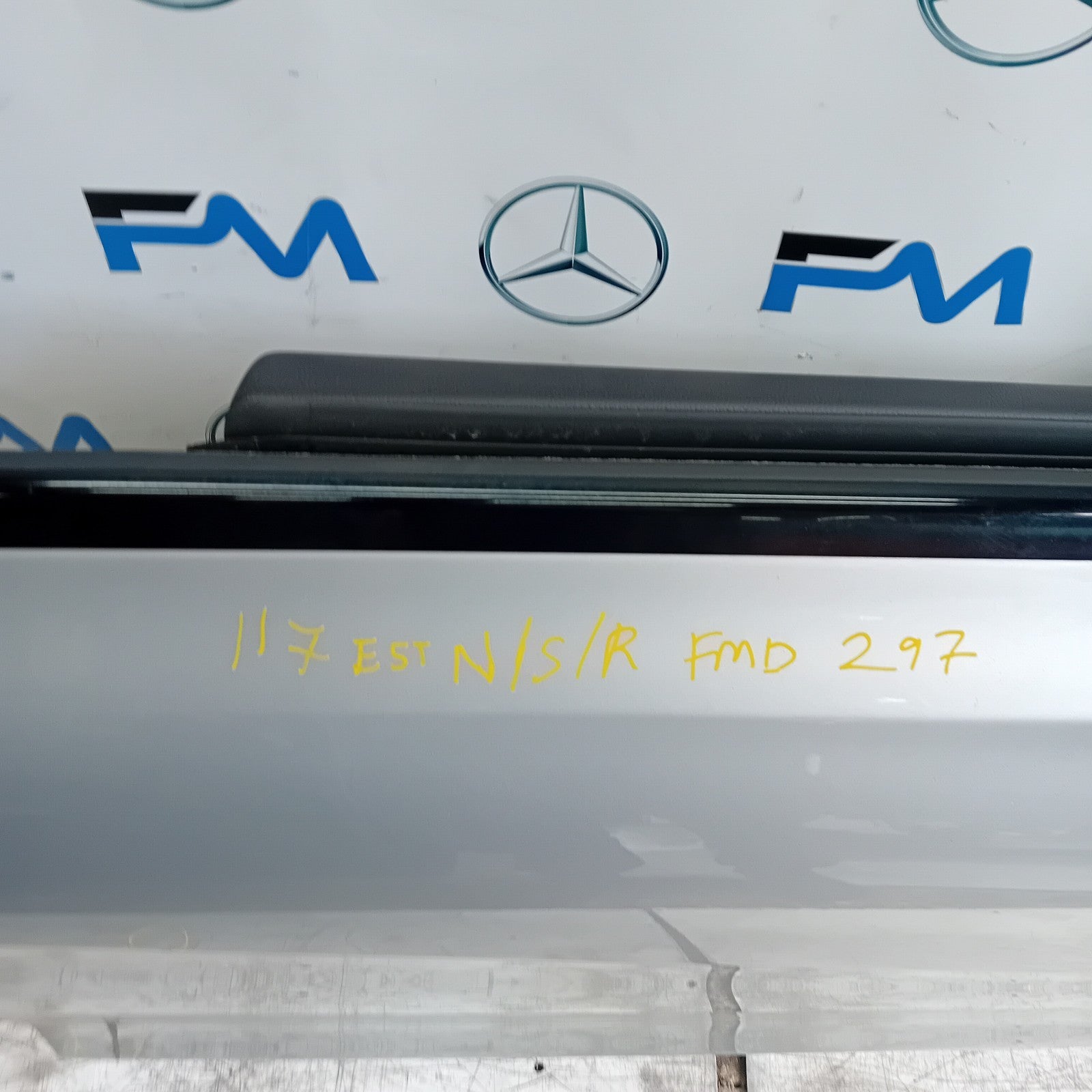 MERCEDES CLA W117 EST PASSENGER REAR DOOR NSR SILVER 2013-19 COMPLETE FMD297