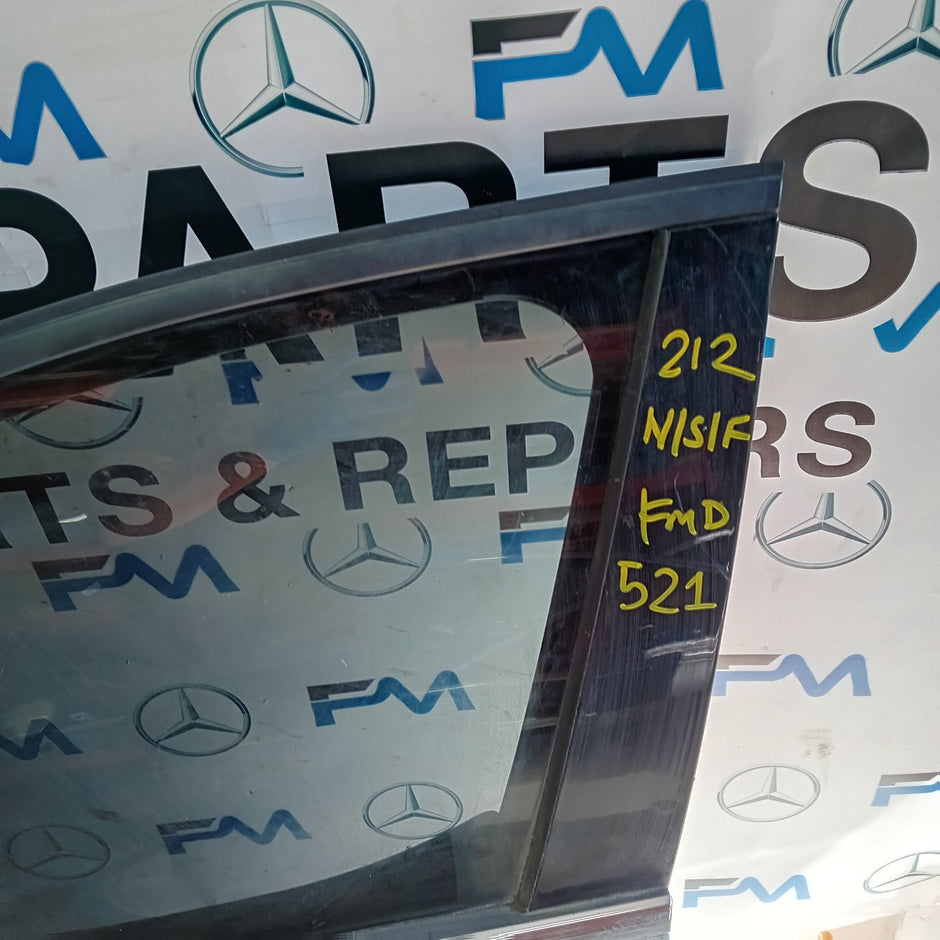 MERCEDES E-CLASS W212 PASSENGER FRONT DOOR NSF 2015 COMPLETE WHITE FMD521