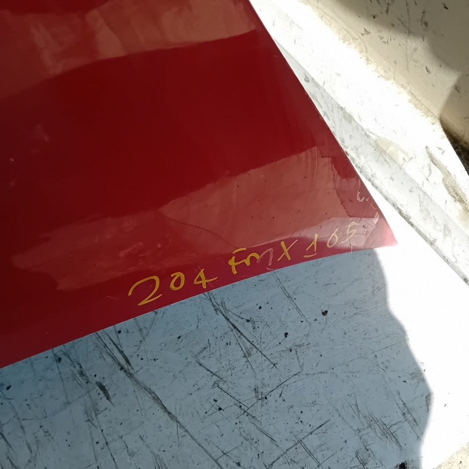 MERCEDES BENZ C-CLASS W204  REAR BUMPER A2048854238 2016 RED  FMX165