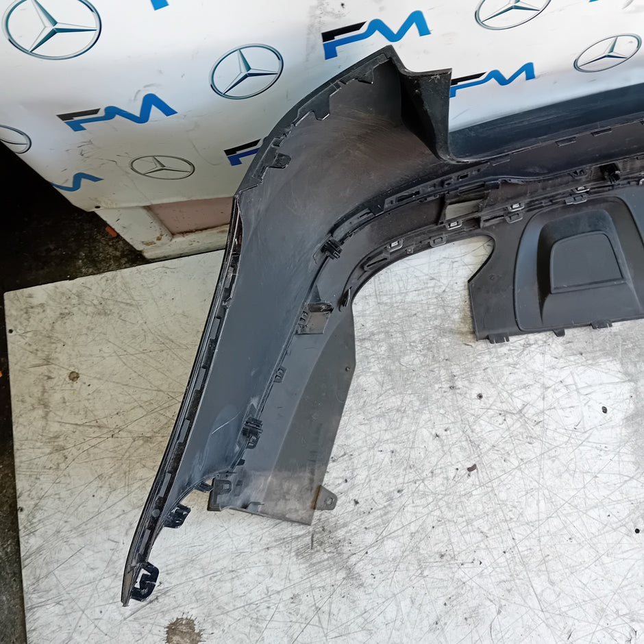 MERCEDES BENZ GLC W253 REAR BUMPER A2538850200 2016 BLACK FMX154