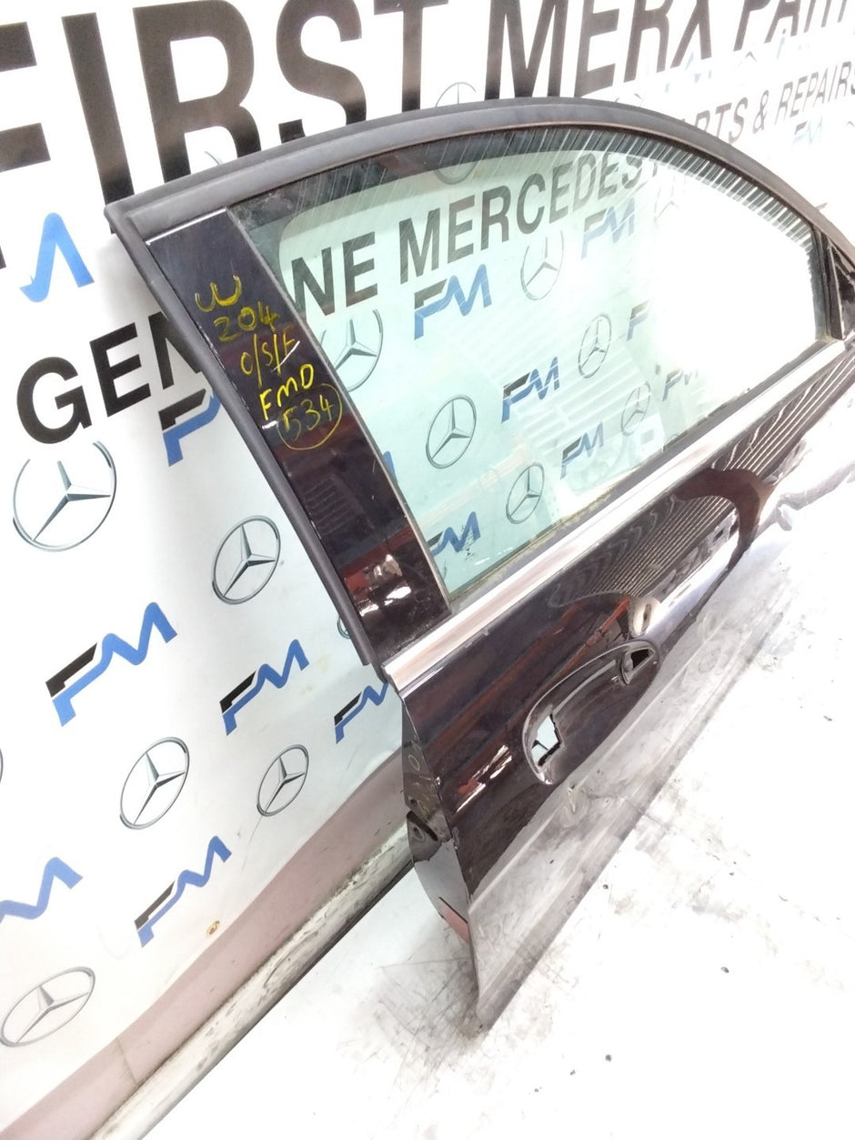 MERCEDES C-CLASS W204 SLN DRIVER FRONT DOOR OSF BLACK 2008-14  FMD534