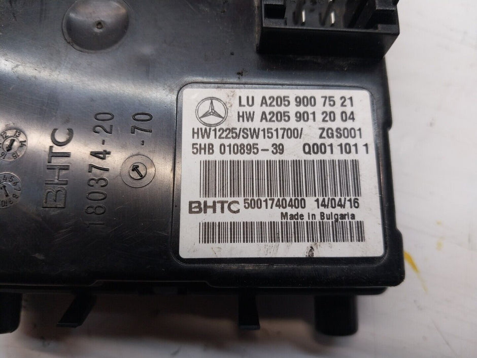 MERCEDES C GLC W205 W253 AIR CONDITIONING CONTROL MODULE A2059009230 FM00266