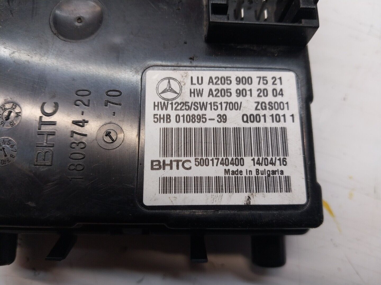 MERCEDES C GLC W205 W253 AIR CONDITIONING CONTROL MODULE A2059009230 FM00266