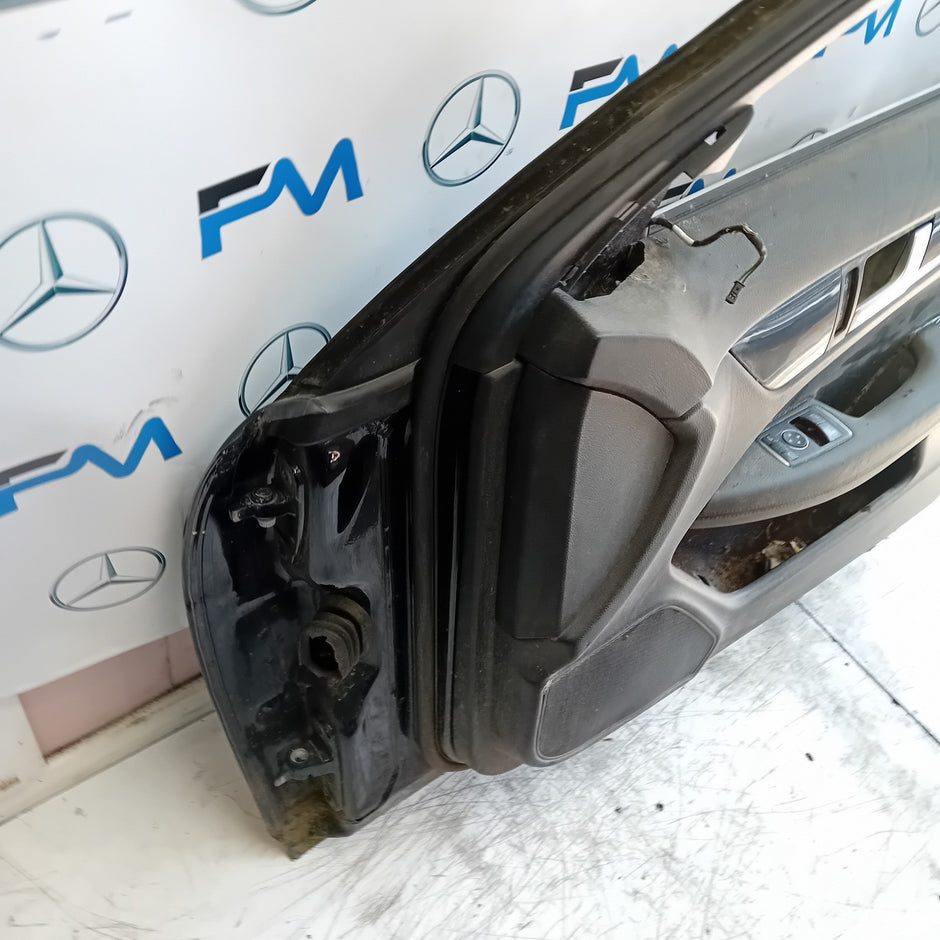 MERCEDES E-CLASS W213 DRIVER FRONT DOOR OSF 2016 ON BLACK COMPLETE  FMD517