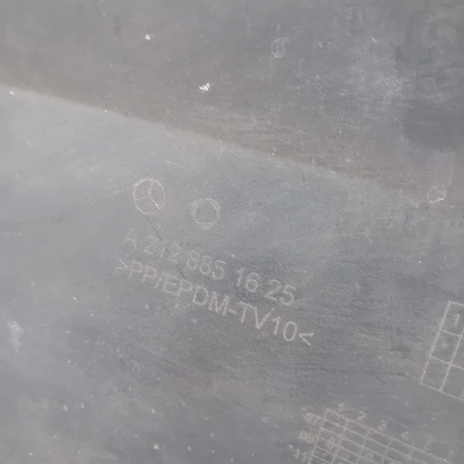 MERCEDES E-CLASS W212 ESTATE REAR BUMPER BLACK 2014 A2128851625 FMX90