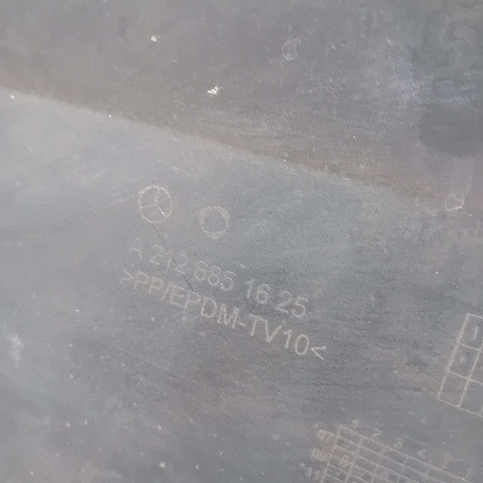 MERCEDES E-CLASS W212 ESTATE REAR BUMPER BLACK 2014 A2128851625 FMX90