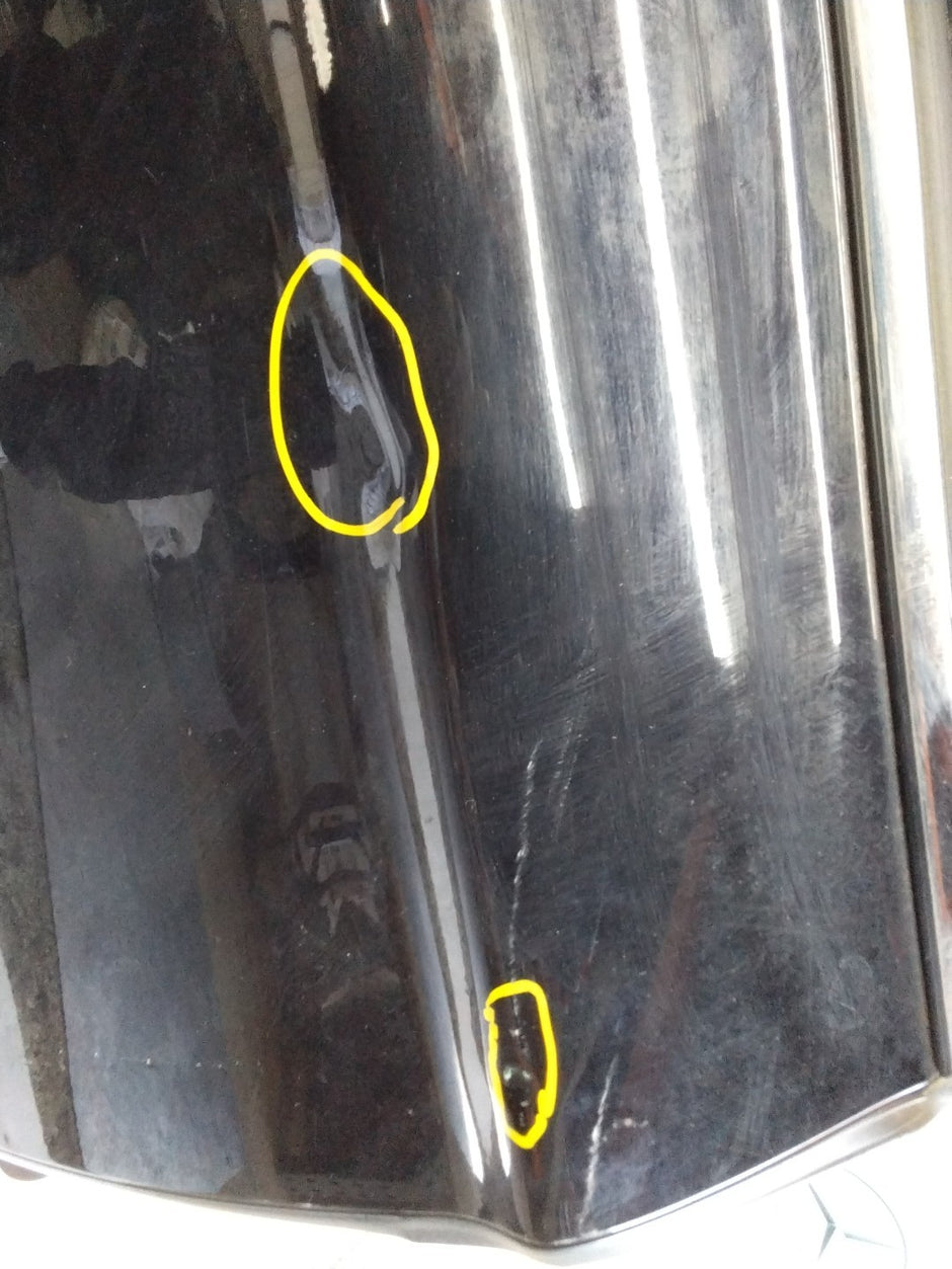 MITSUBISHI OUTLANDER DRIVER SIDE REAR DOOR O/S/R COMPLETE BLACK FMD89