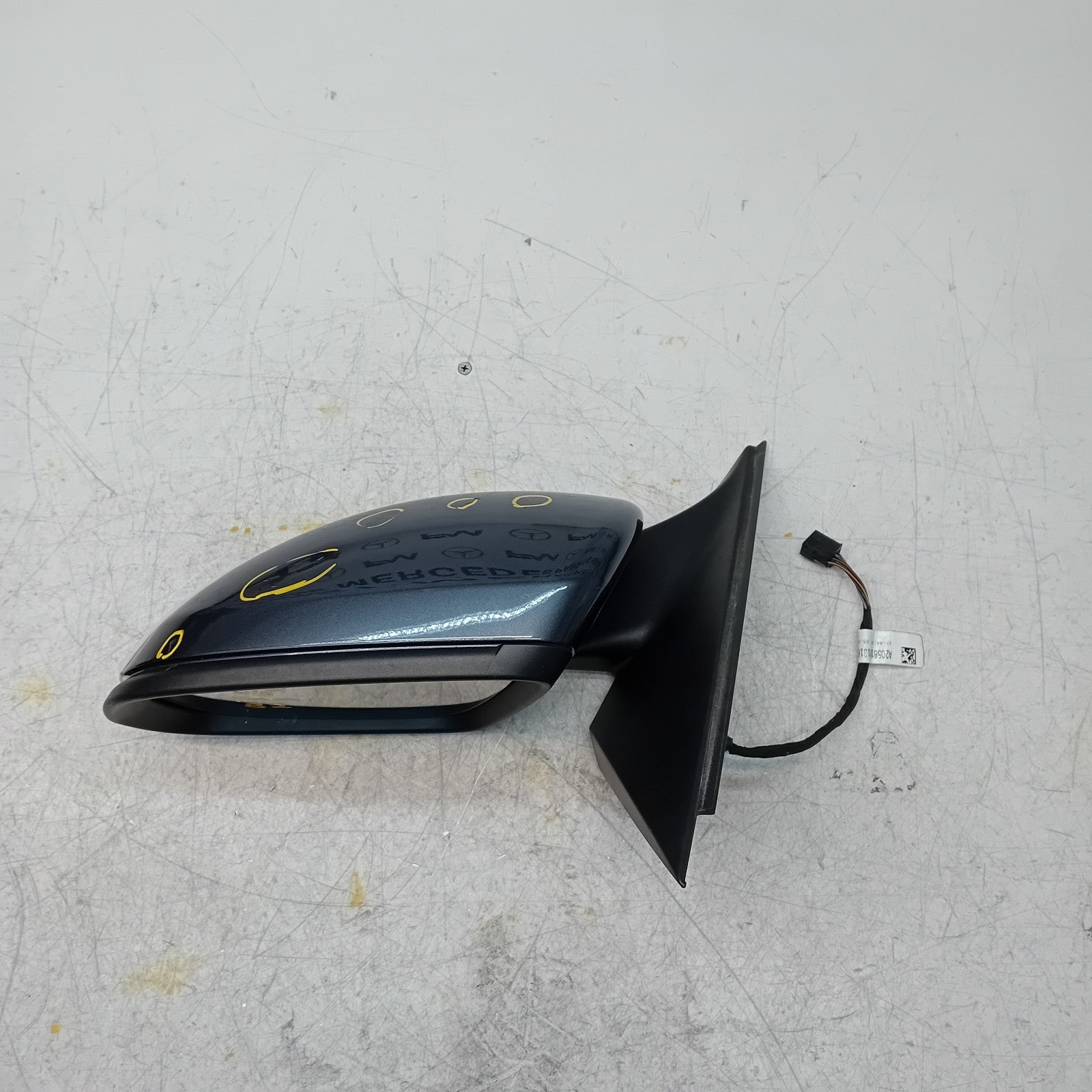 MERCEDES BENZ C-CLASS W205 PASSENGER WING MIRROR NS GREY  A2058101316 FMM82