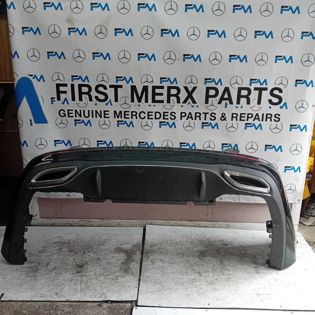 MERCEDES BENZ E-CLASS W213 SALOON REAR BUMPER BLACK 2016 ON A2138850001 FMX76