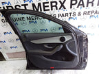 MERCEDES C-CLS W205 SLN PASSENGER FRONT DOOR NSF BLACK 2014-21 COMPLETE FMD607