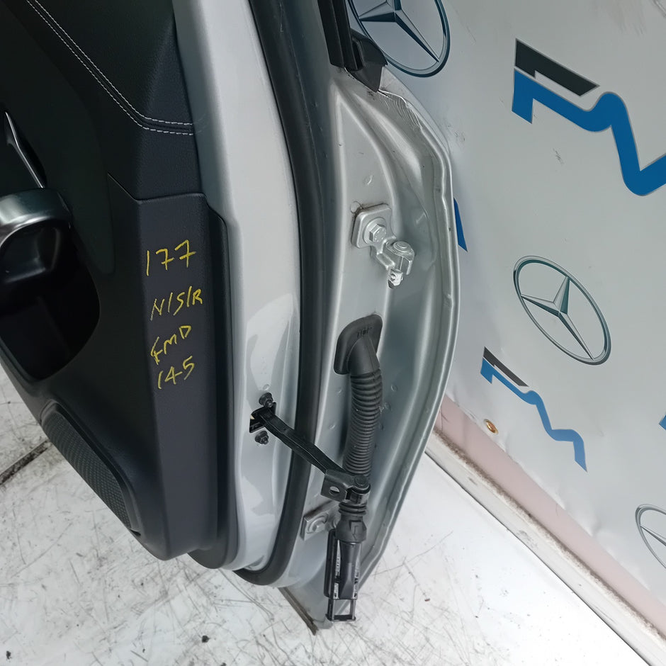 MERCEDES BENZ A-CLASS W177 PASSENGER SIDE REAR DOOR N/S/R SILVER  FMD145