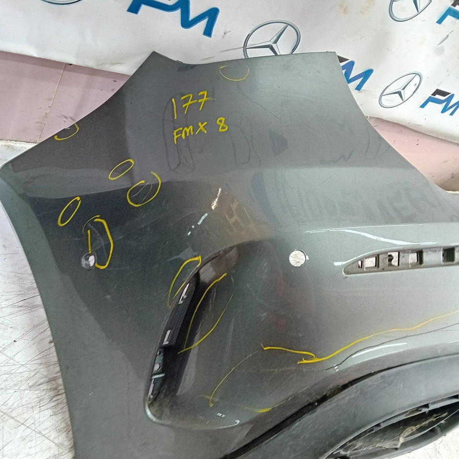 MERCEDES BENZ  A-CLASS W177 REAR BUMPER A1778804801 2018 GREY FMX8